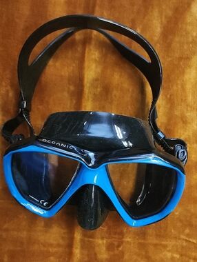 Oceanic Duo Black and Blue Dive Mask
